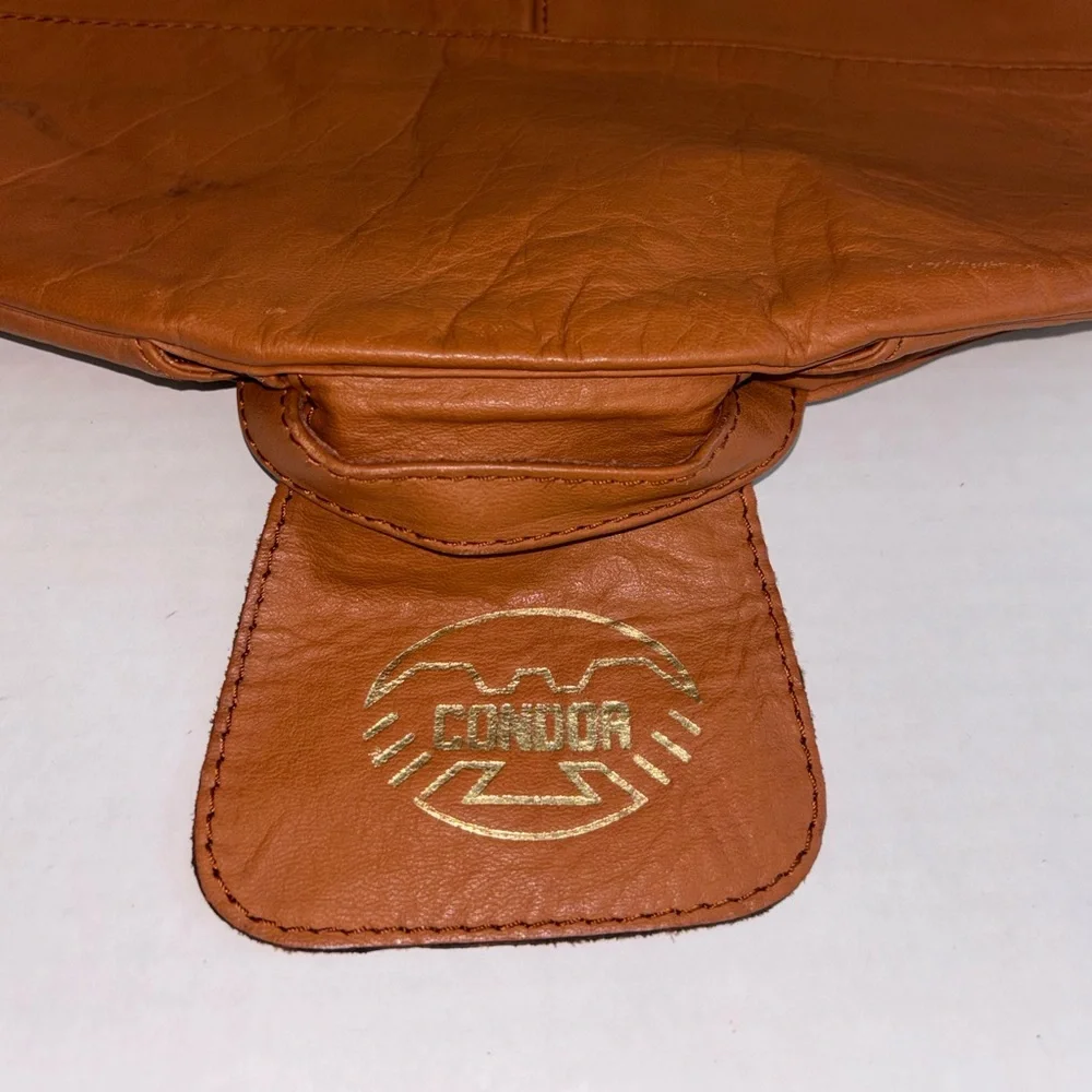 Vintage Condor Brown Leather Garment Bag